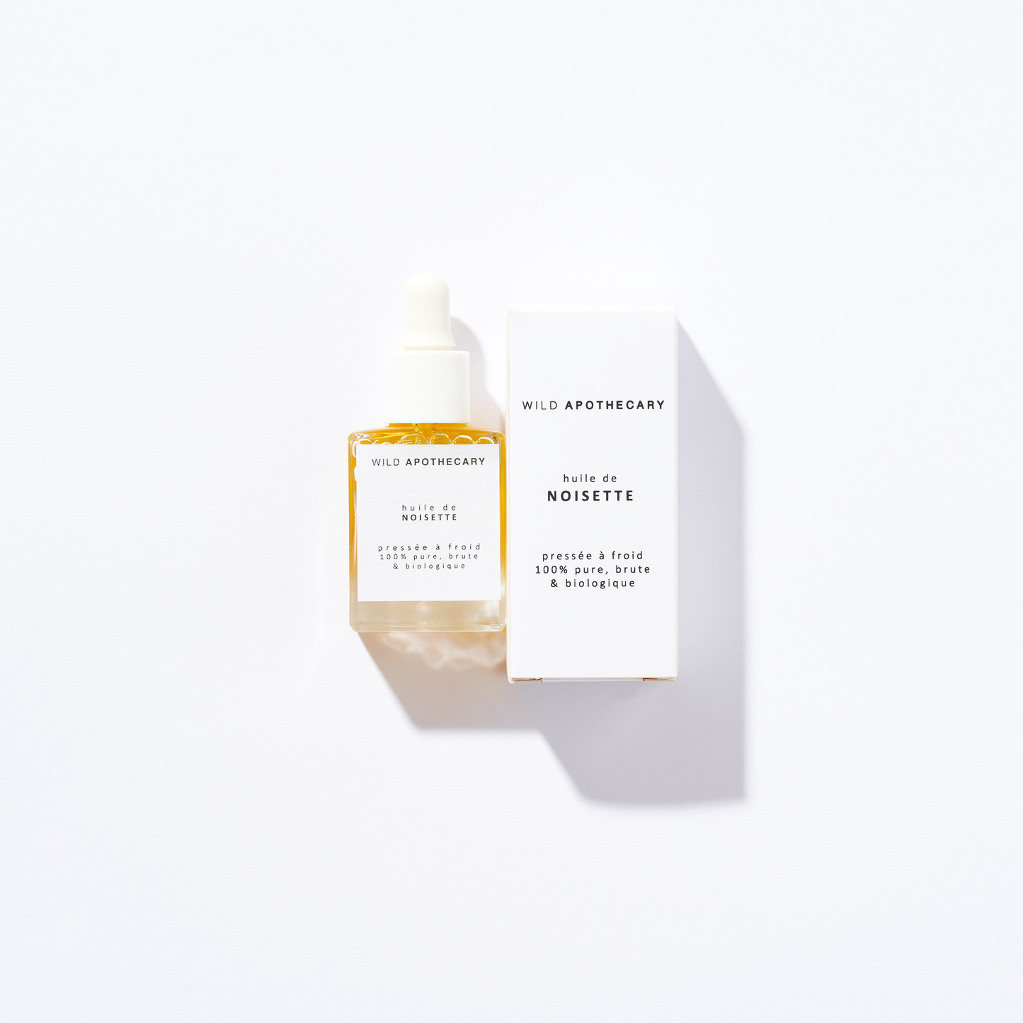 Huile de noisette biologique pressée à froid