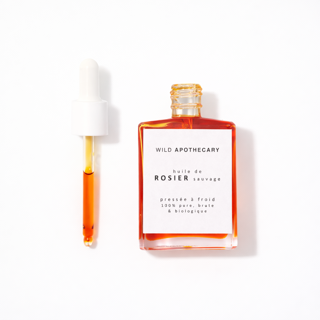 Huile de rosier sauvage biologique pressée à froid