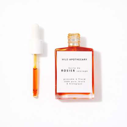 Huile de rosier sauvage biologique pressée à froid