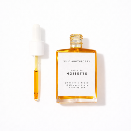 Huile de noisette biologique pressée à froid