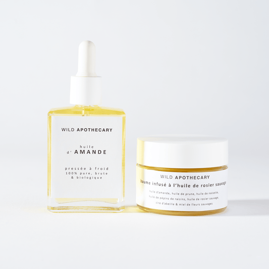 Rituel apaisant biologique à l'huile d'amande
