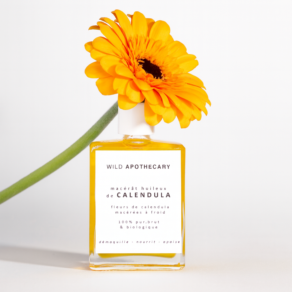 Duo nettoyant hydrolat de rose + macérât de calendula biologique