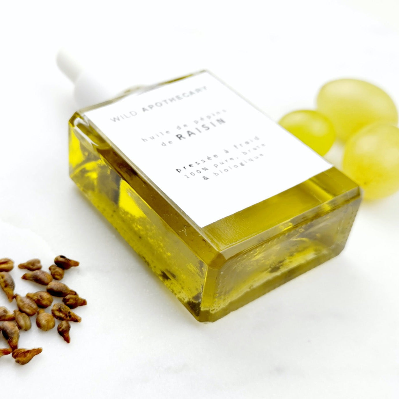 Huile De Pépins De Raisin Bio Balla - 60ml, Vierge Première Pression à Froid, 100% Pure